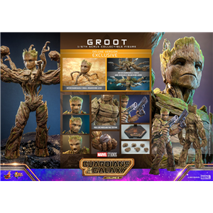 Hot Toys – MMS707 - Guardians of the Galaxy Vol. 3 - 1/6th scale Groot (Deluxe Version) (TC)