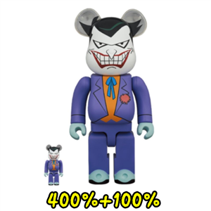 BE@RBRICK THE JOKER (BATMAN The Animated Series Ver.) 400+100％(TC)