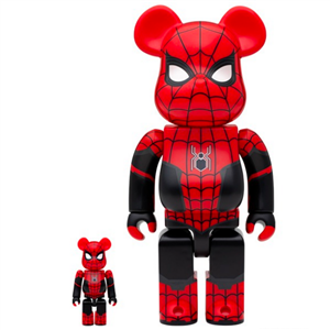 Be@rbrick x Marvel Spider-Man: No Way Home (Spider-Man Upgraded Suit) 400%+100% (TC)