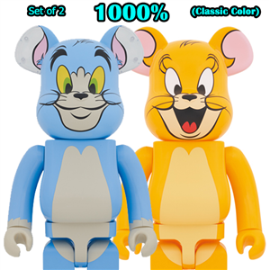 BE@RBRICK TOM AND JERRY (Classic Color) 1000％ set of 2 (TC)