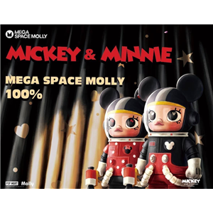 MEGA SPACE 100% MOLLY Mickey & Minnie (TC)