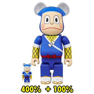 BE@RBRICK Ninja Hattori-kun 100% & 400% (忍者ハットリくん) (TC)