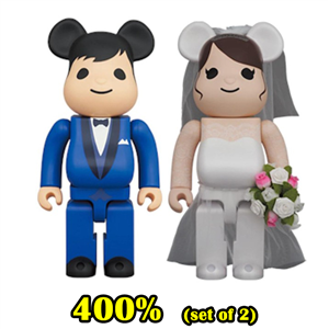 BE@RBRICK Greeting Marriage 4 PLUS - Wedding #4 400%  (TC)