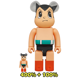 BE@RBRICK Astro Boy  鉄腕アトム Brave Ver. 100％ & 400％ (TC)