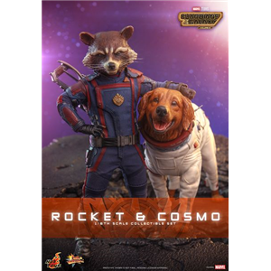 Hot Toys MMS708 1/6 Guardians of the Galaxy Vol. 3 - Rocket and Cosmo (TC)